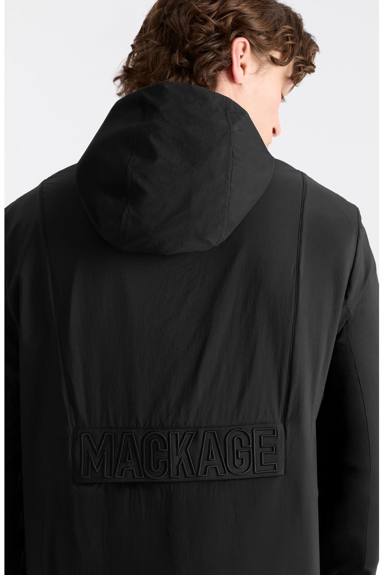 Reid Packable Rain Jacket, Alternate, color, BLACK