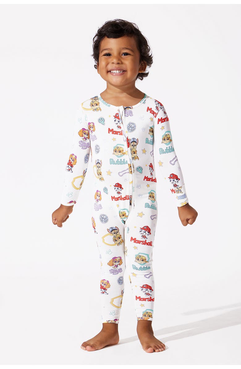 Bellabu Bear Paw Patrol Convertible Footie Pajamas, Alternate, color,