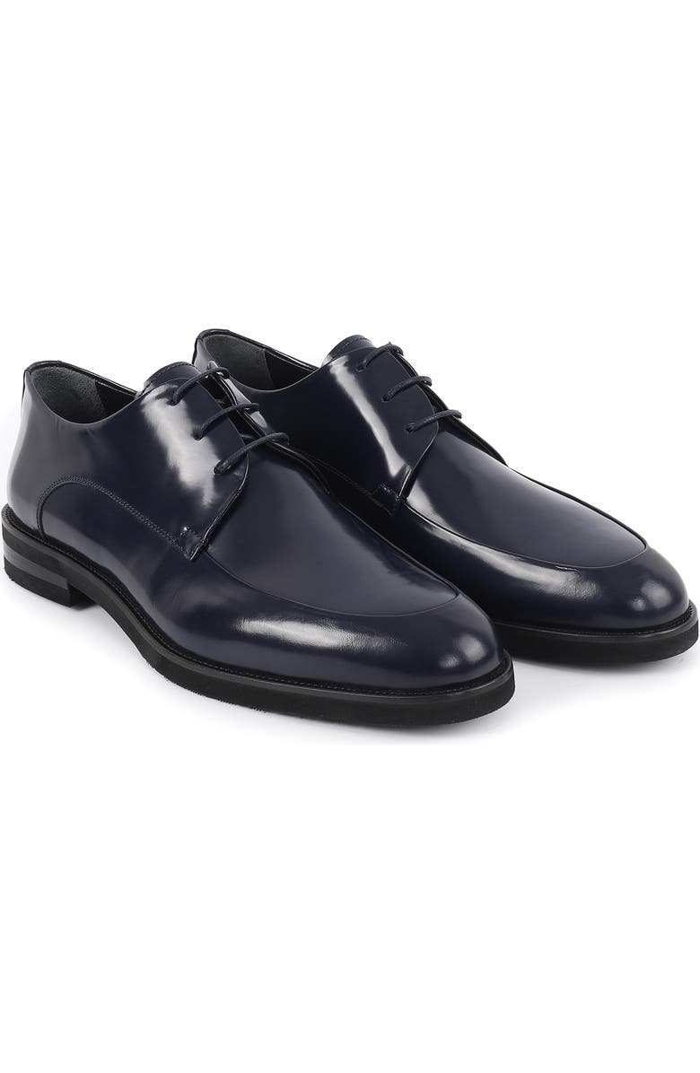 VELLAPAIS Caronari Plain Toe Derby, Alternate, color, Navy Blue