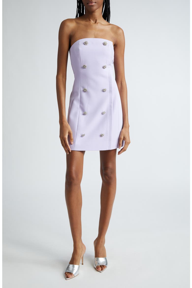 Felda Strapless Minidress, Main, color, PALE LILAC