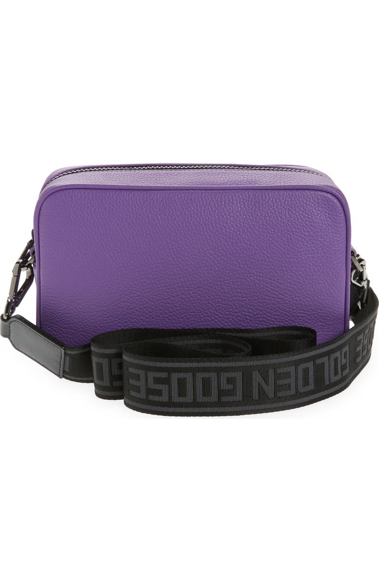 Golden Goose Star Leather Crossbody Camera Bag, Alternate, color,