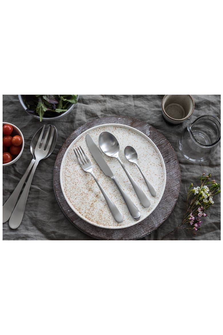 Natura Ice 5-Piece Place Setting, Alternate, color, BRUSHED STAINLESS STEEL