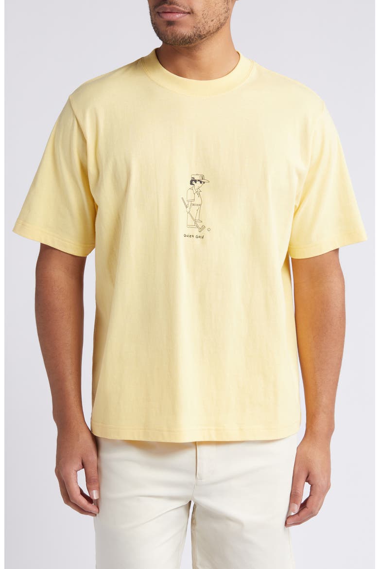 Golf Dad Cotton Graphic T-Shirt, Main, color, CANARY