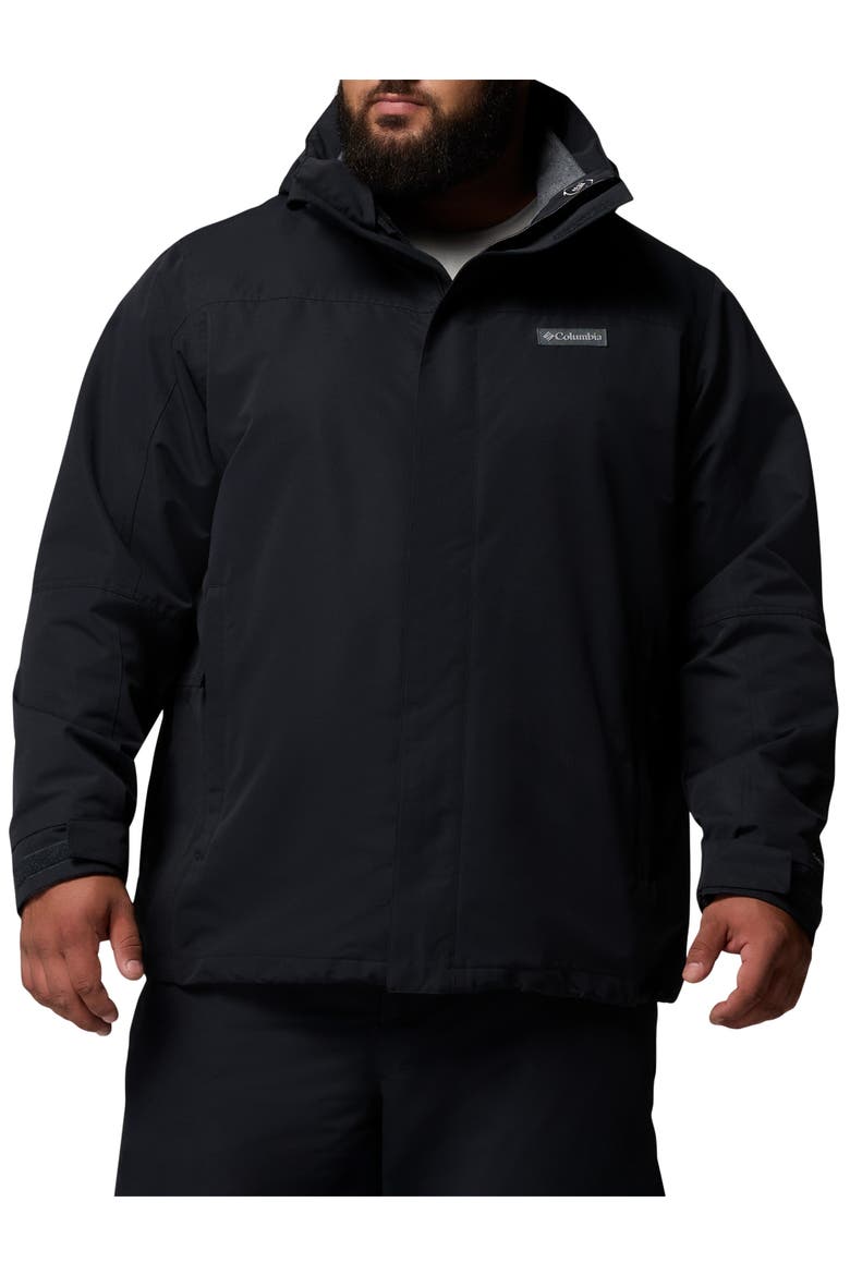 Big & Tall Bugaboo Interchange Fleece Jacket, Main, color, BLACK