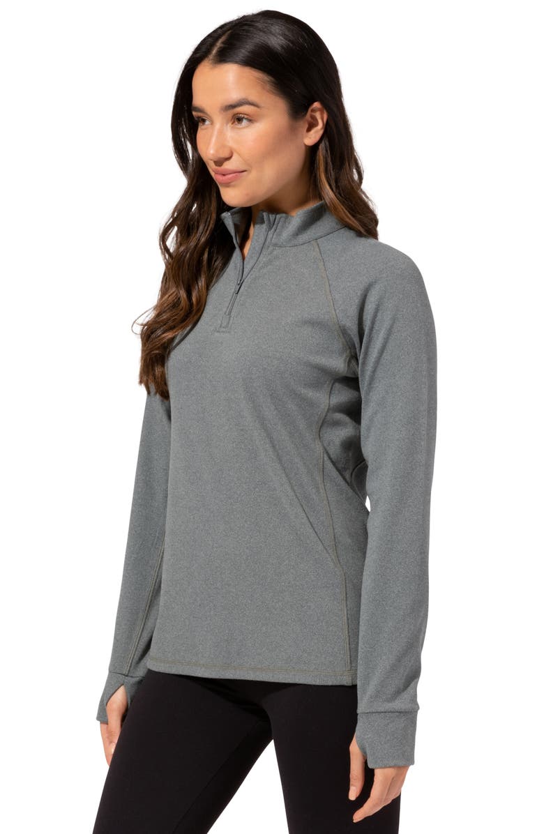 Threads 4 Thought Belinda Quarter Zip Fleece Top, Alternate, color, 