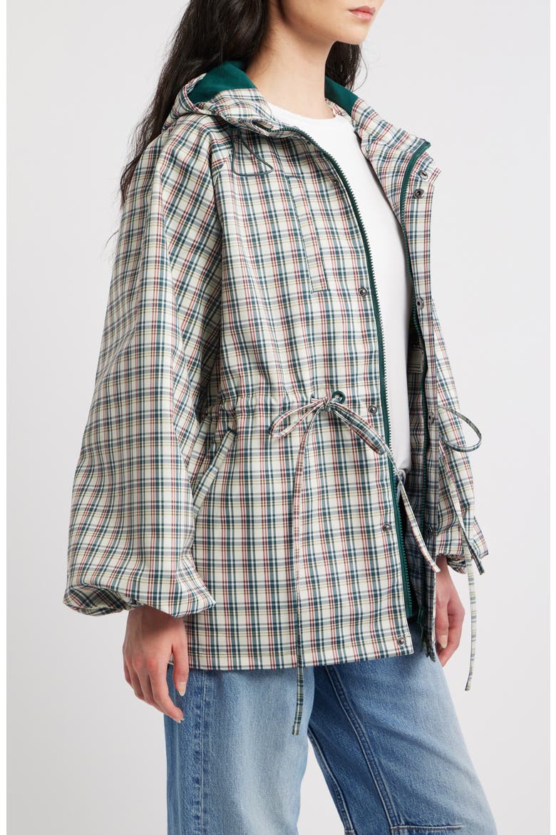 Liu Check Raincoat, Alternate, color, MULTI