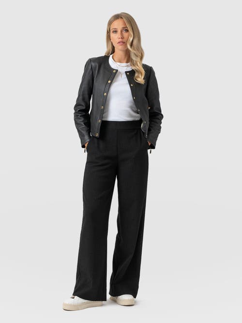 Saint + Sofia Arden Wide Leg Pant In Black