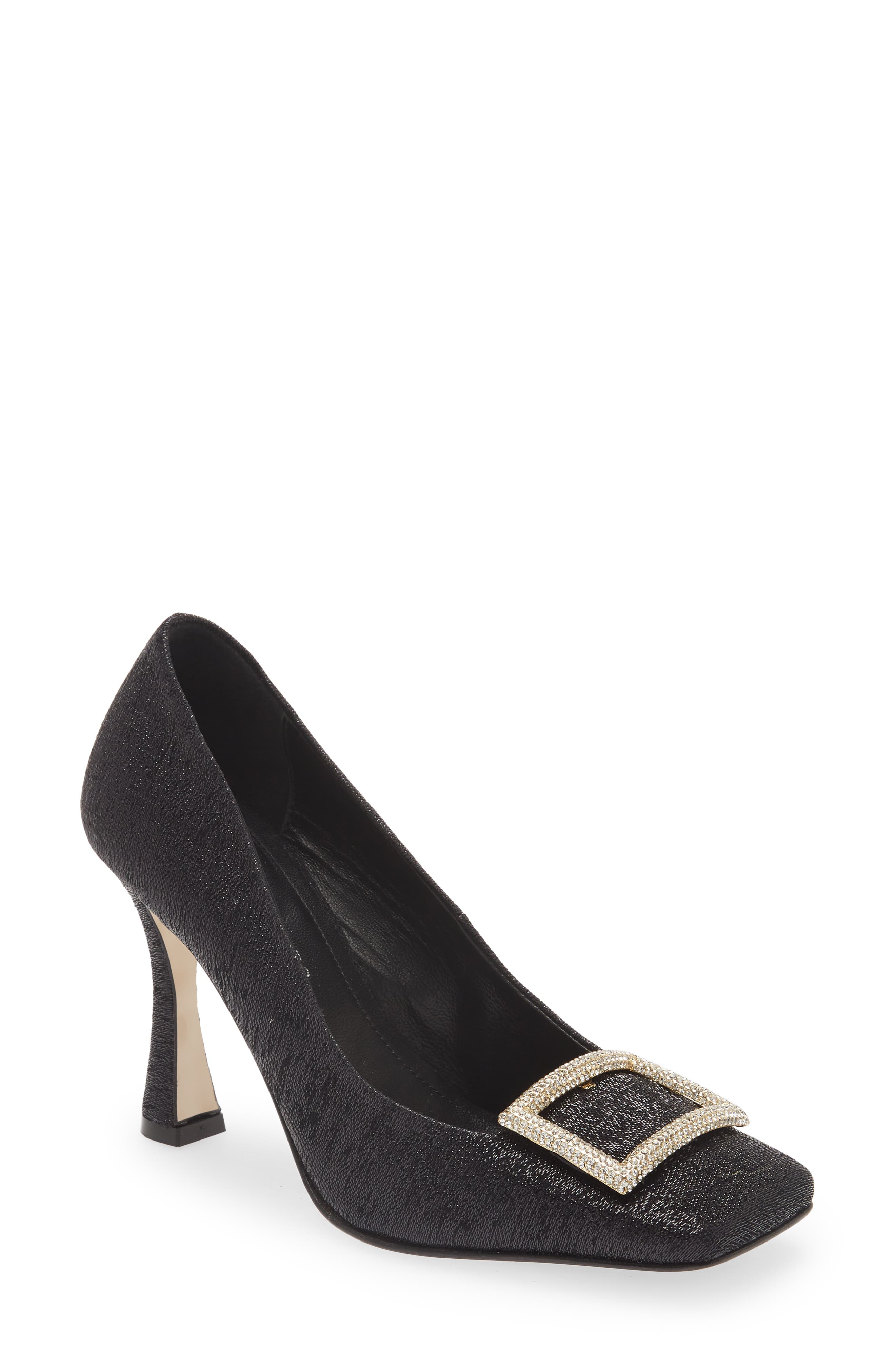 BEAUTIISOLES Daisy Square Toe Pump, Main, color, 
