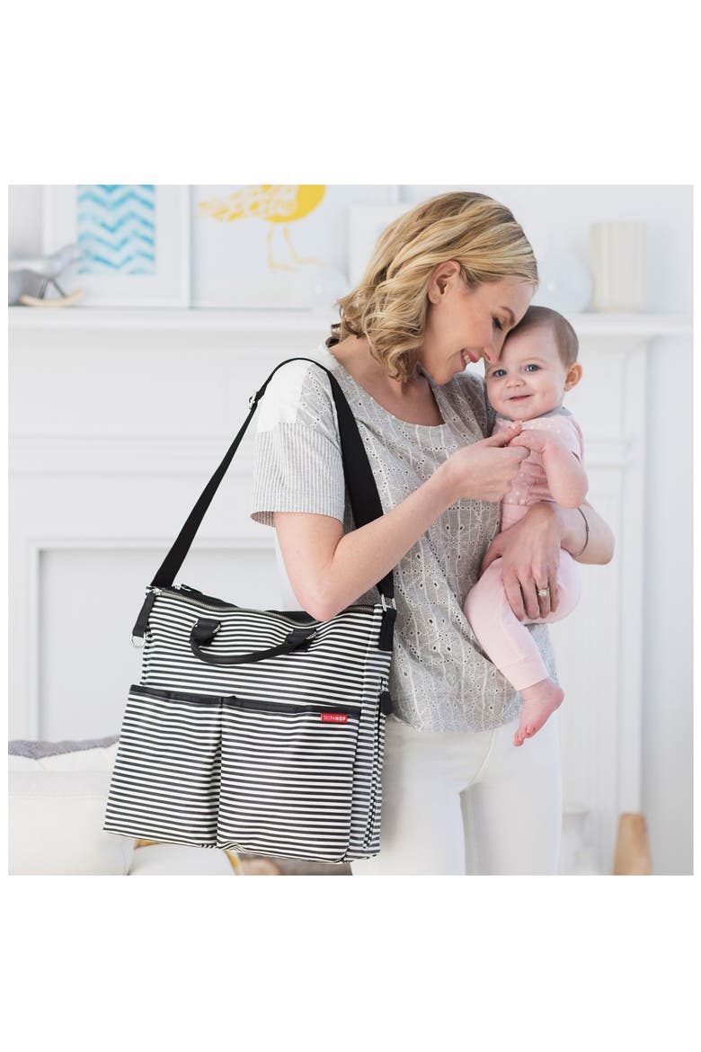 'Duo - Special Edition' Diaper Bag, Alternate, color, BLACK/ WHITE