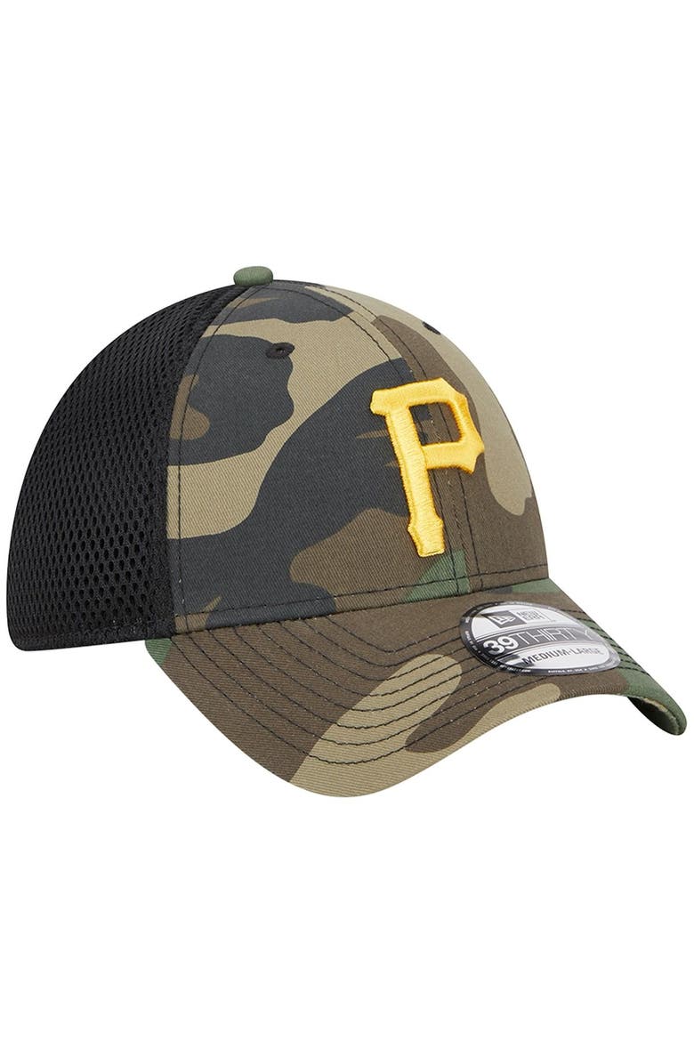 New Era Men's New Era Camo Pittsburgh Pirates Team Neo 39THIRTY Flex Hat, Alternate, color, 