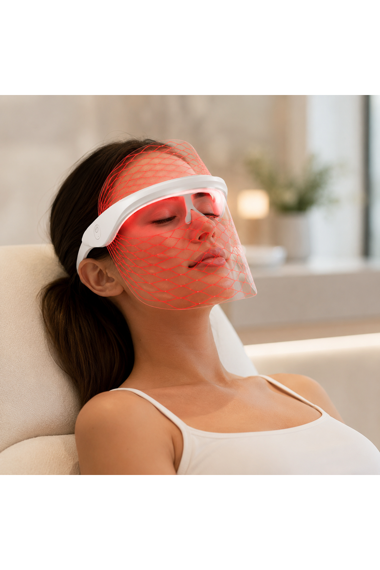 7-in-1 LED Face Mask, Alternate, color, White