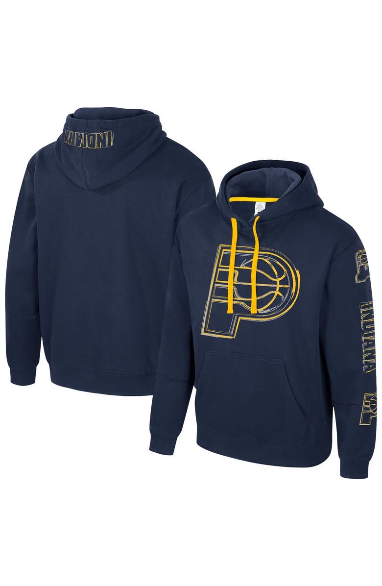 Stadium Essentials Unisex Stadium Essentials Navy Indiana Pacers Elementized Pullover Hoodie, Alternate, color, 