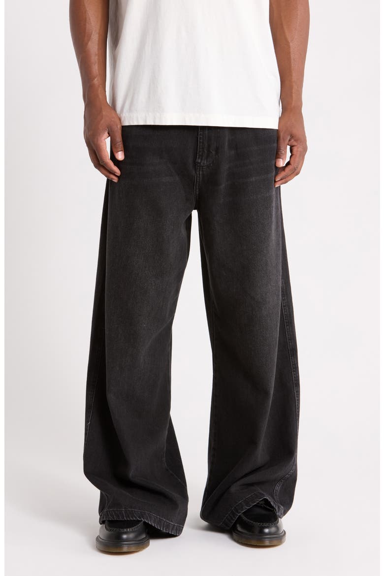 Ultra Baggy Jeans, Main, color, FADED BLACK