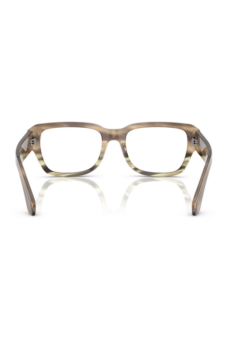 54mm Square Optical Glasses, Alternate, color, DARK GREEN