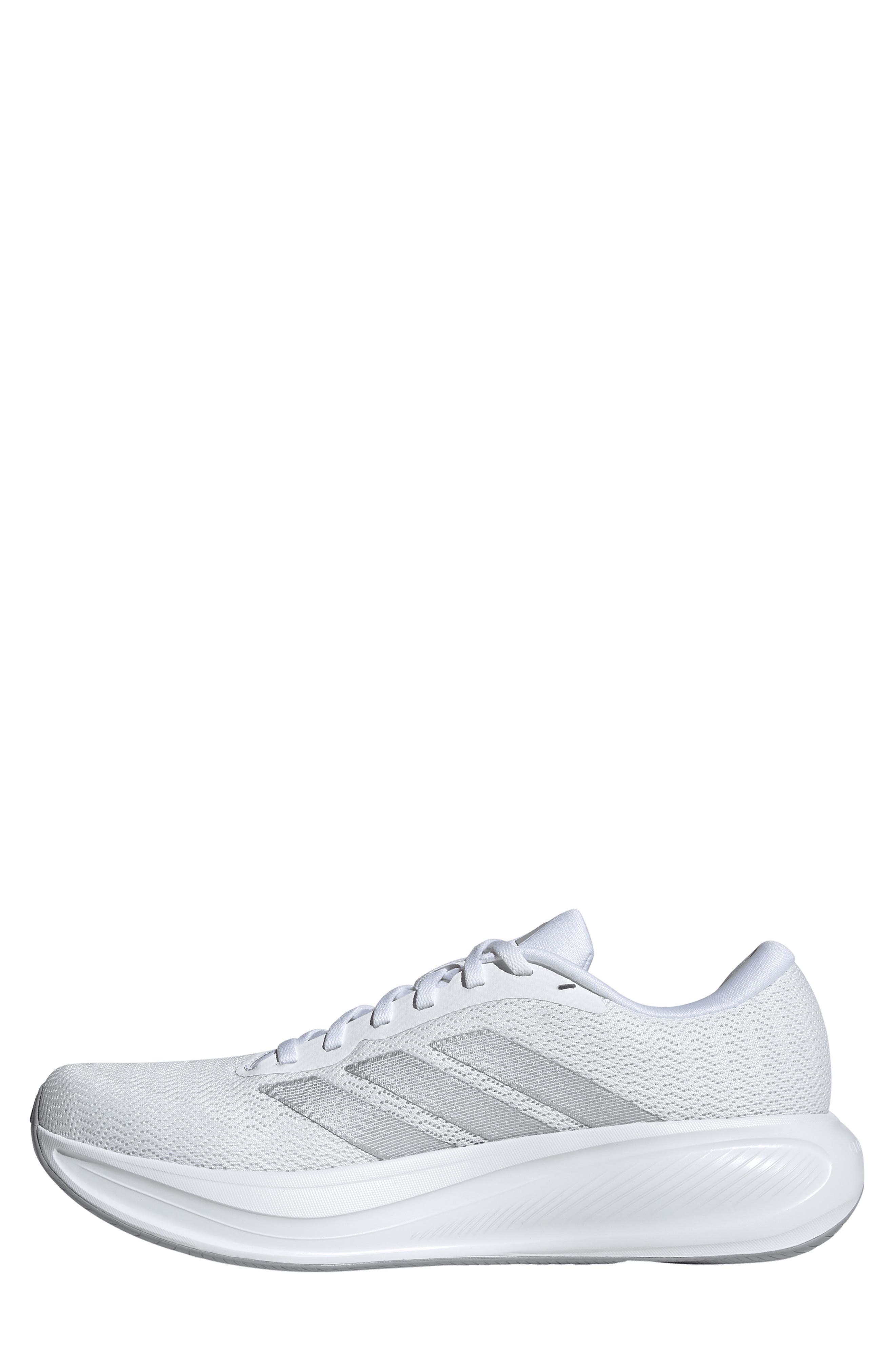 adidas Response Runner 2 Running Shoe, Alternate, color, White/ Silver Met/ Halo Silver