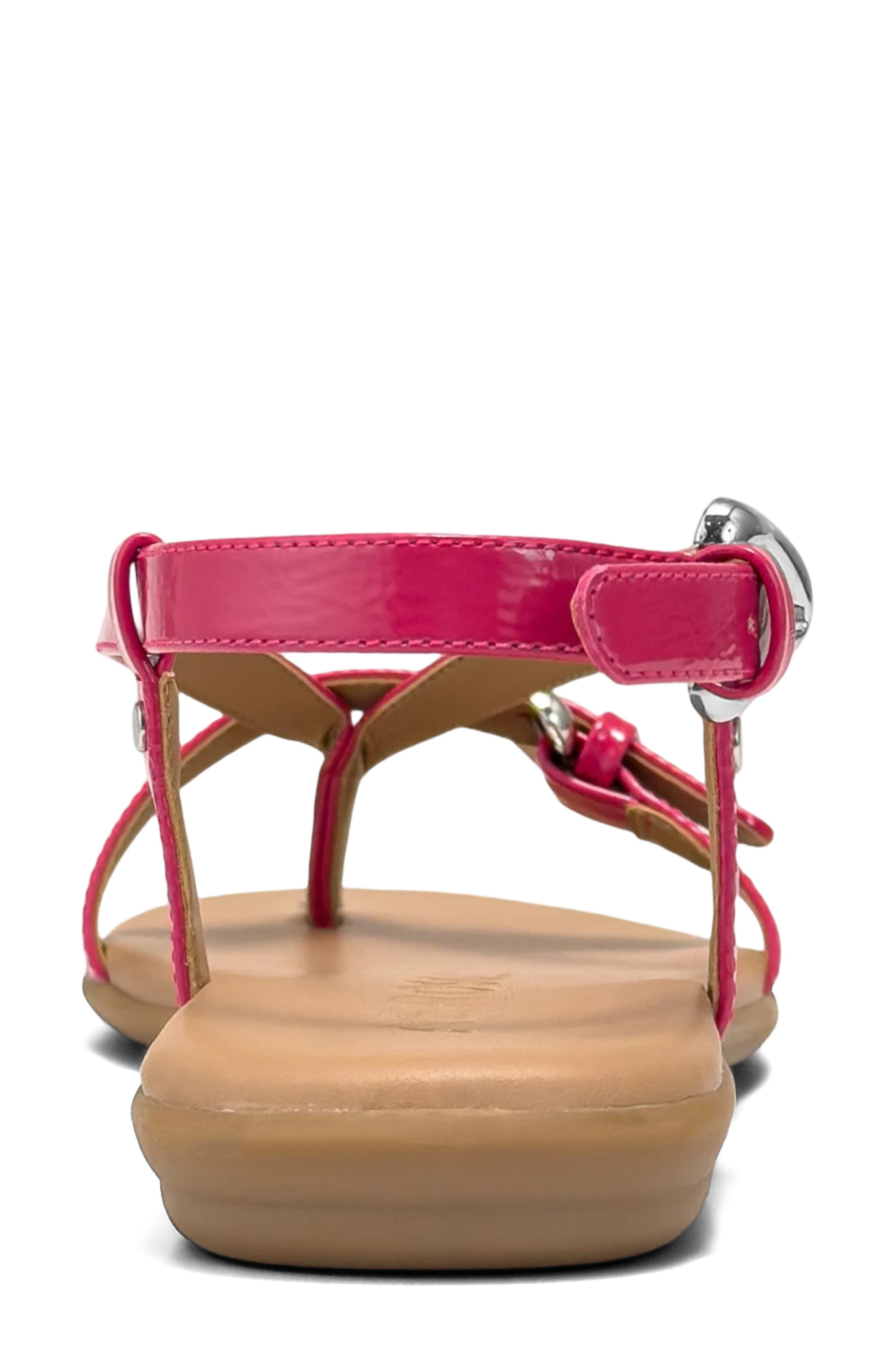 Iride Slingback Sandal, Alternate, color, MAGENTA FX CRINKLE PATENT