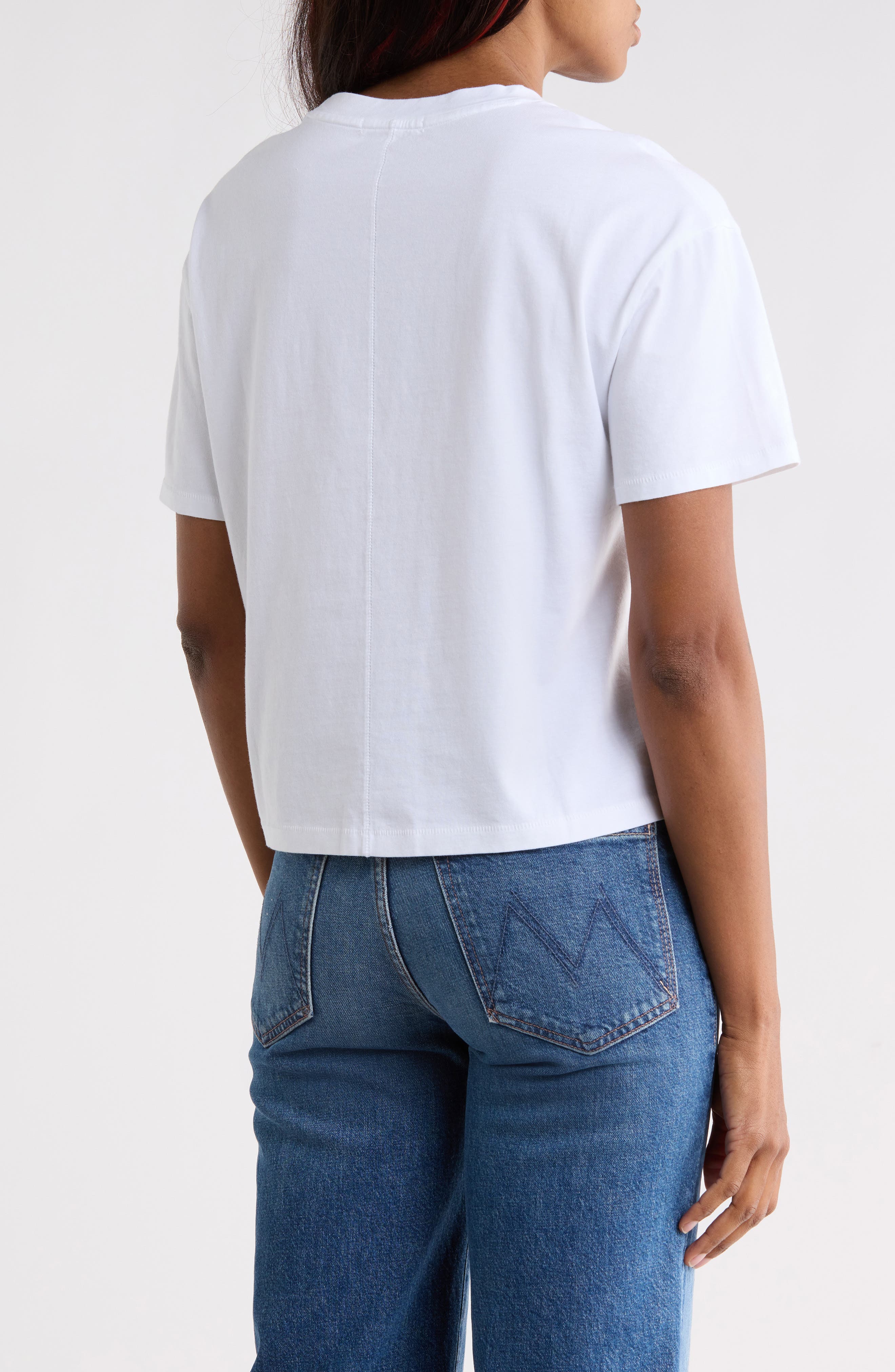 rag & bone Logo Cotton Boyfriend Tee (Women) | Nordstromrack