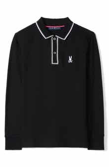 Psycho Bunny Kids' Kent Cotton Pique Polo