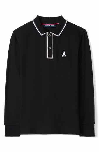 Psycho Bunny Kids' Kent Cotton Pique Polo