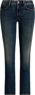 Lauren Ralph Lauren Straight Leg Ankle Jeans