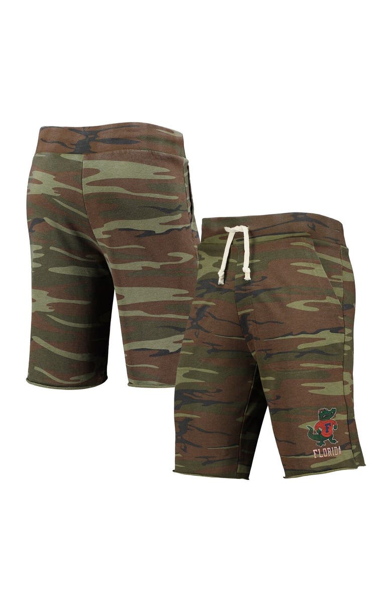ALTERNATIVE APPAREL Men's Camo Alternative Apparel Florida Gators Victory Lounge Shorts, Main, color, 