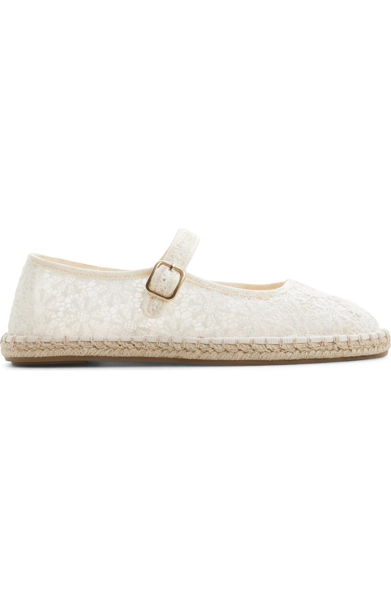 ALDO Alissie Mesh Ballet Flat, Alternate, color, White/ Bone