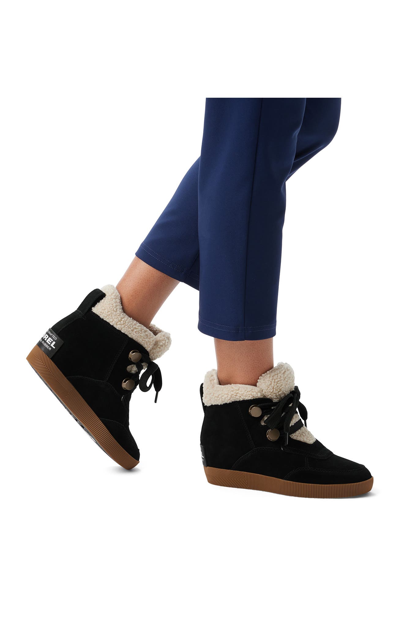 SOREL Out N About Faux Shearling Bootie, Alternate, color, 