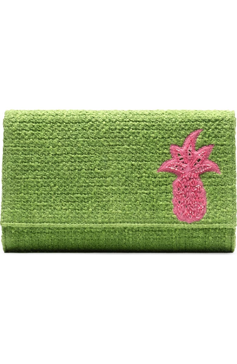 Frances Valentine Pineapple Clutch, Main, color,