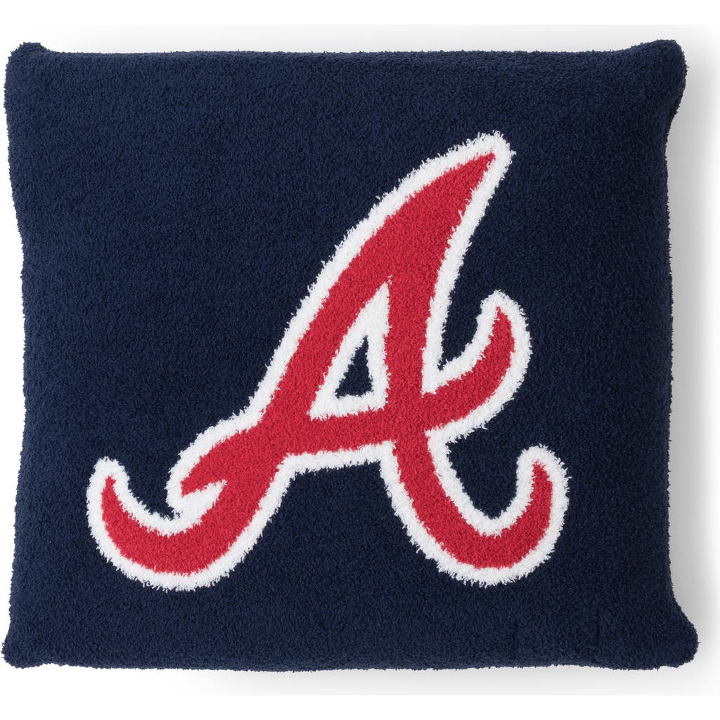 barefoot dreams CozyChic® Atlanta Braves Accent Pillow in Braves Multi at Nordstrom