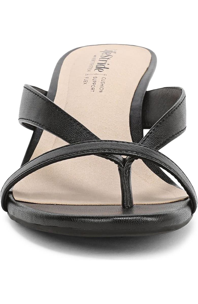 LifeStride Navine Kitten Heel Flip Flop, Alternate, color, Black