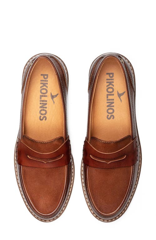 Pikolinos Aldaya Penny Loafer In Brown