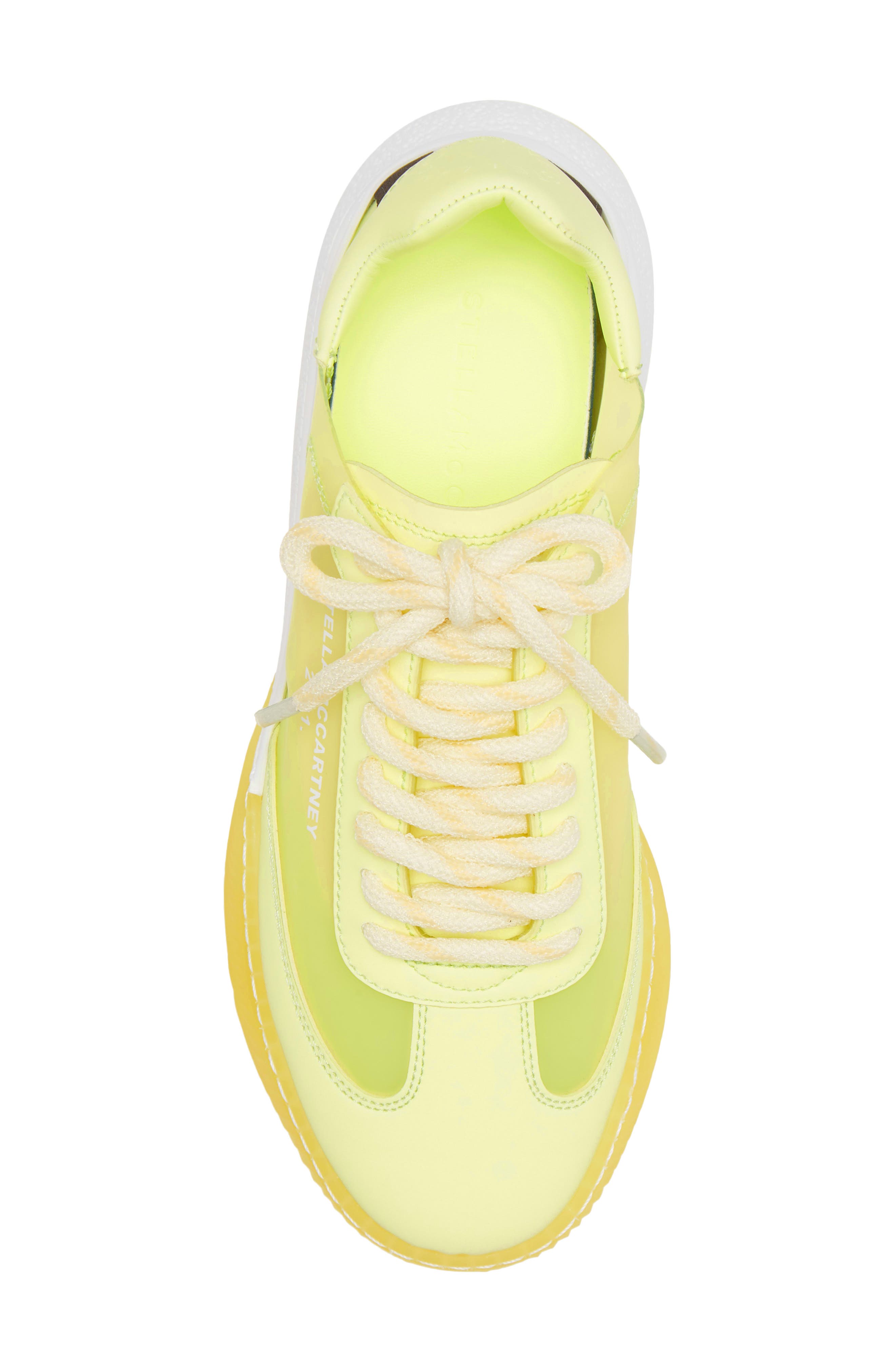 Loop Transparent Sneaker, Alternate, color, PALE YELLOW