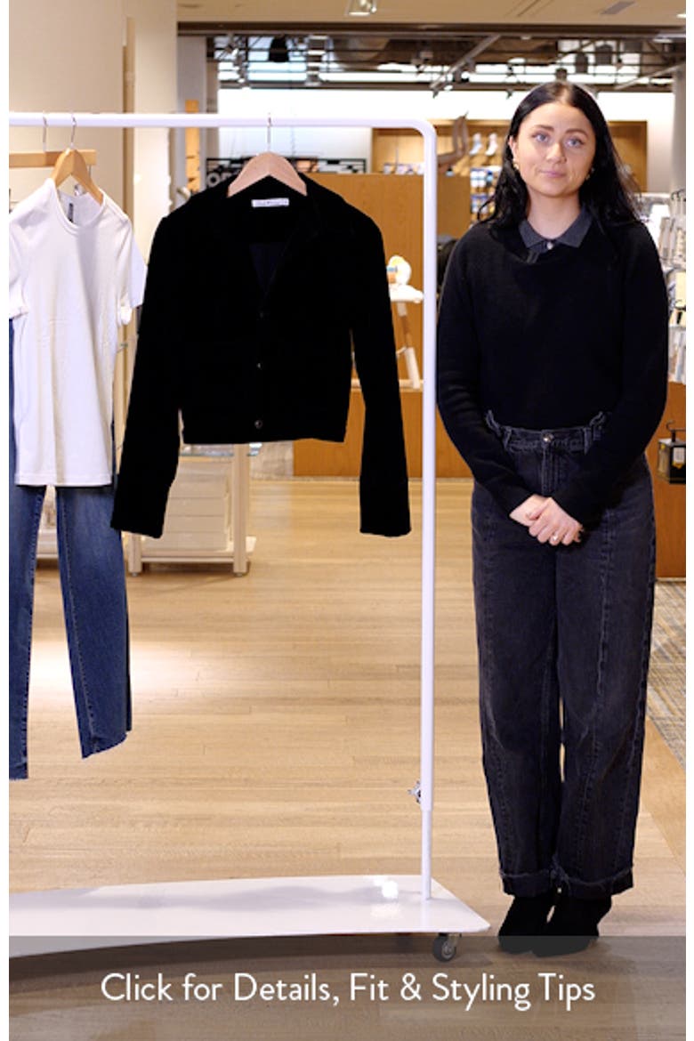 The Madi Velveteen Crop Jacket video