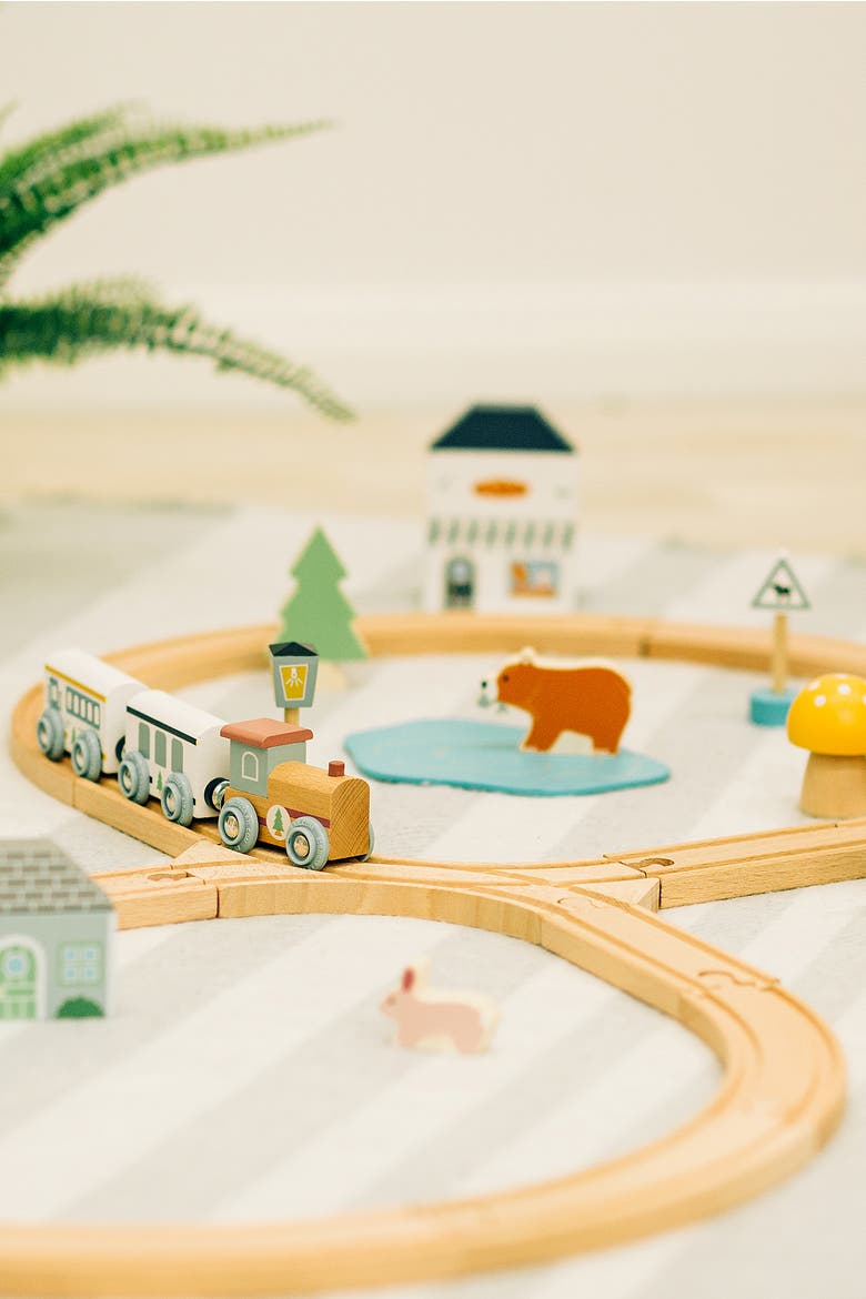 FSC® Certified Train Set, Alternate, color, Brown