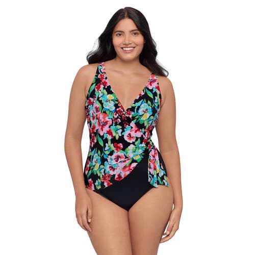 Trimshaper Vera Side Tie One-piece Swimsuit