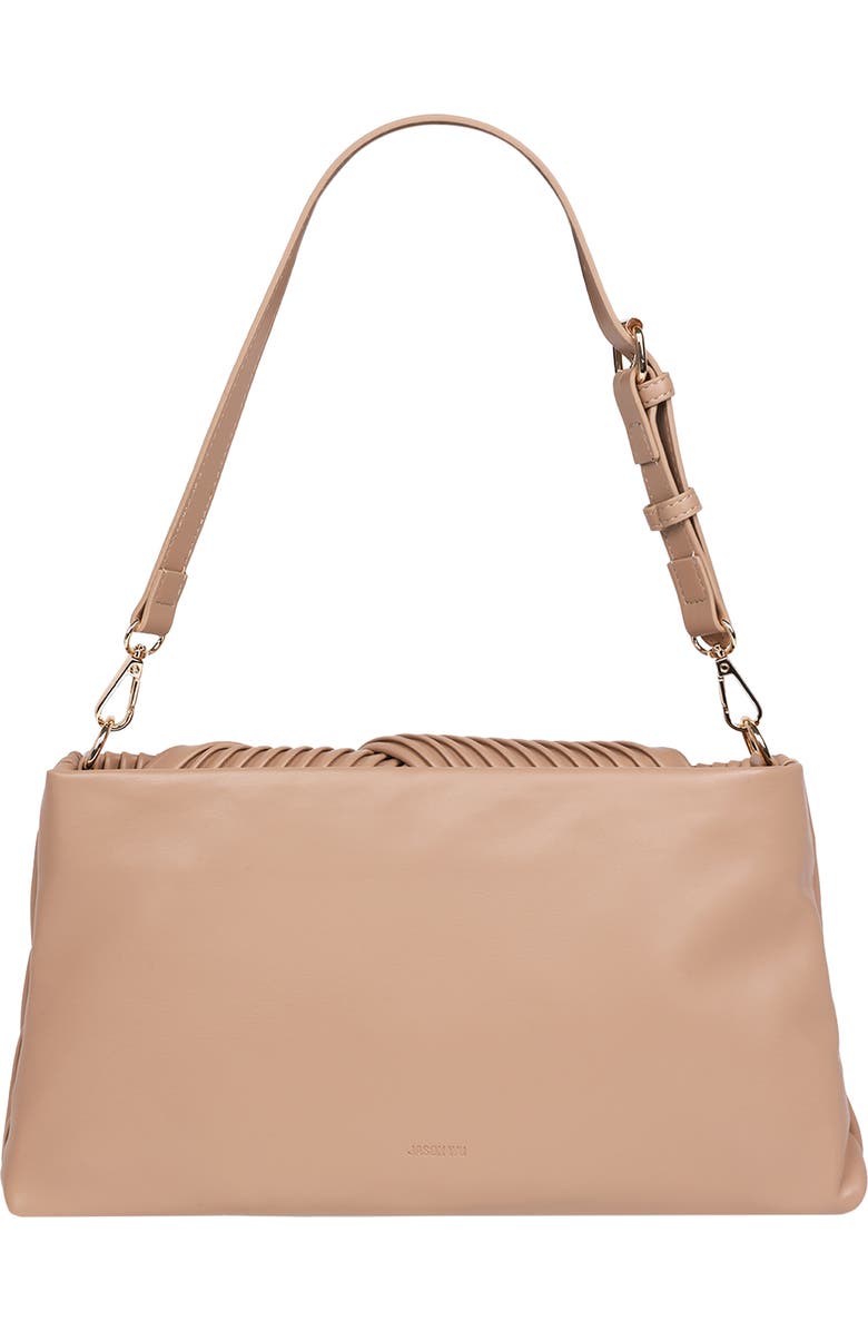 JASON WU Pleated Knot Clutch, Alternate, color,