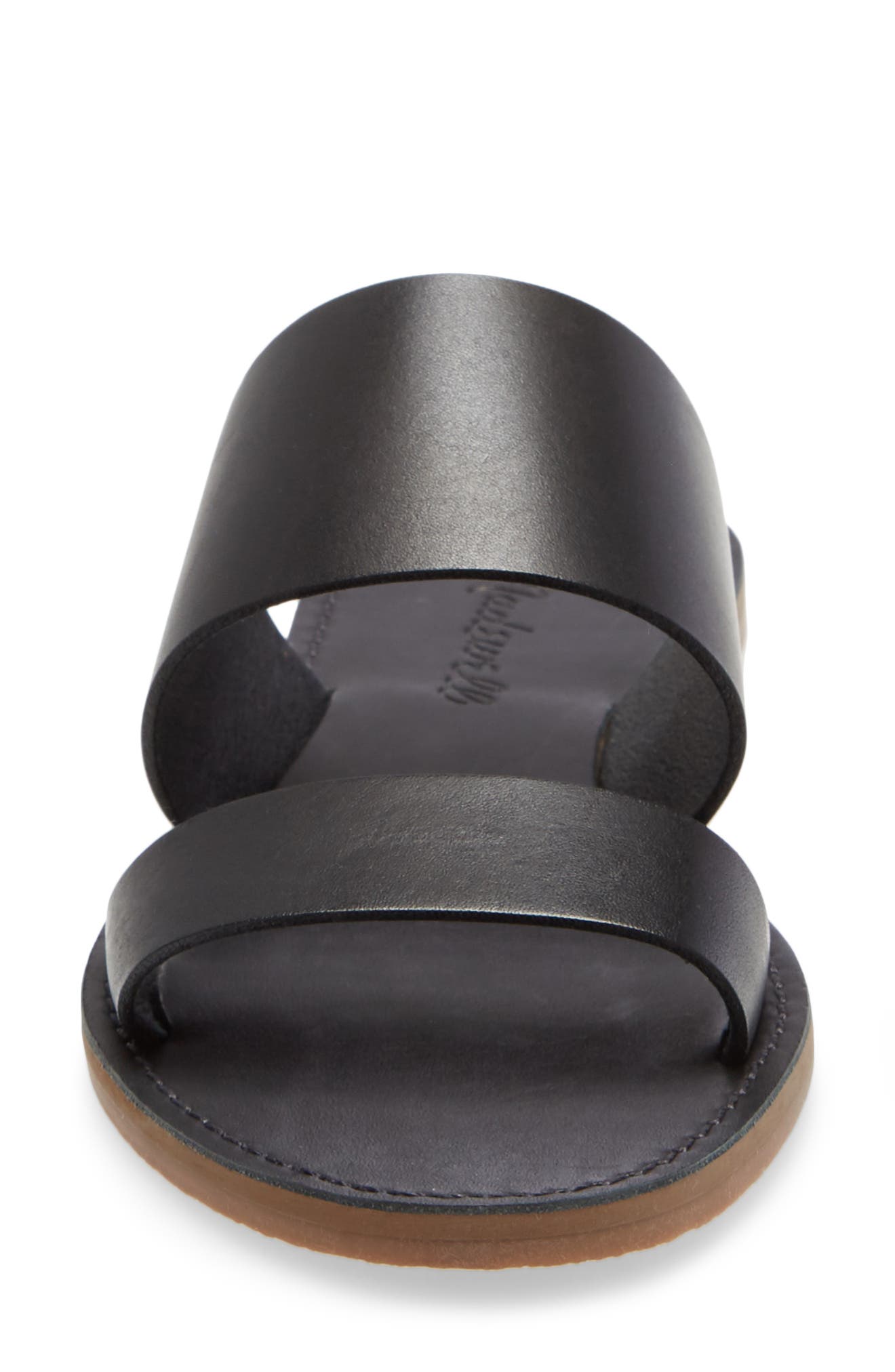 Madewell The Boardwalk Double Strap Slide Sandal, Alternate, color, 