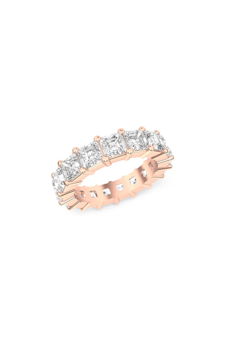 Lab Created Diamond Eternity Ring, Main, color, 18K ROSE GOLD