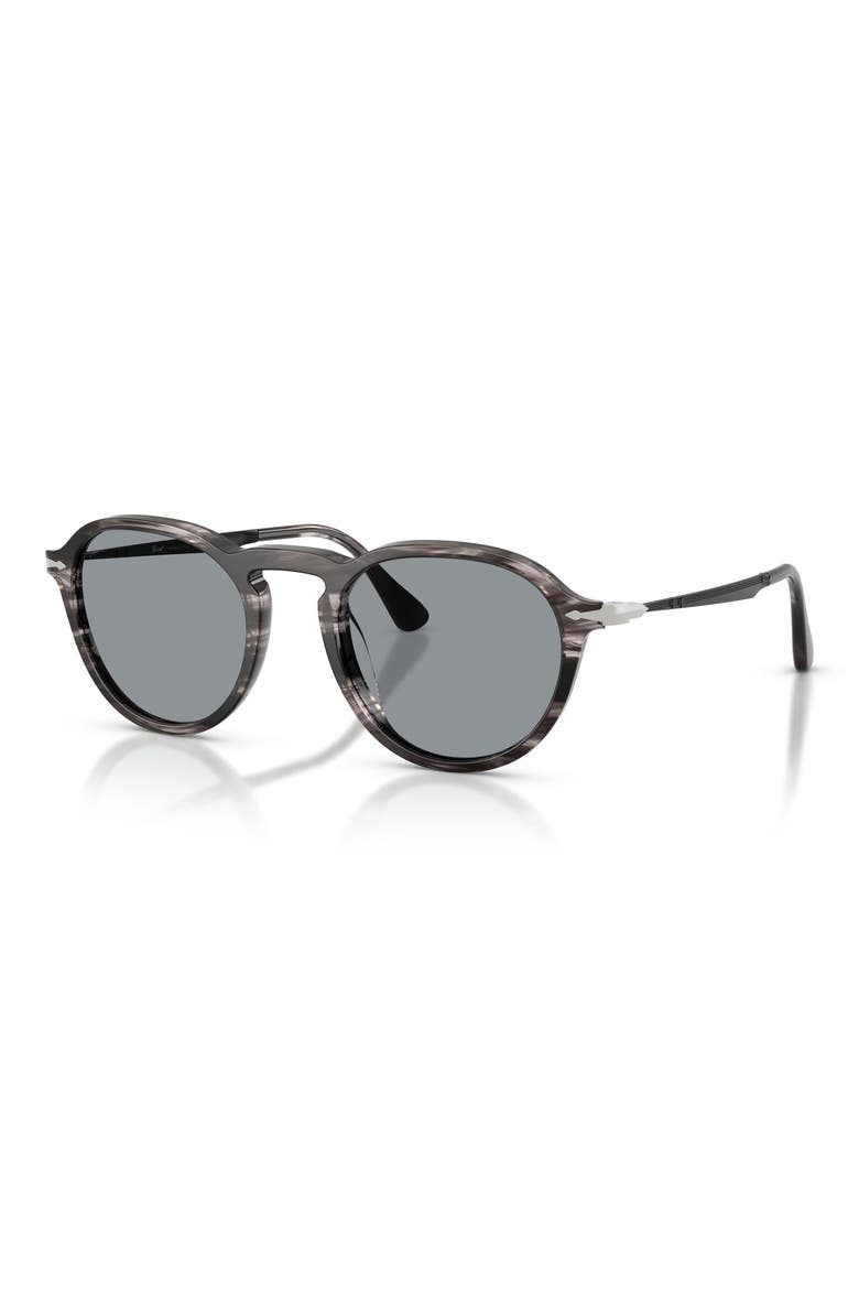 54mm Phantos Sunglasses, Alternate, color, STRIPED BLACK AND GREY / BLUE