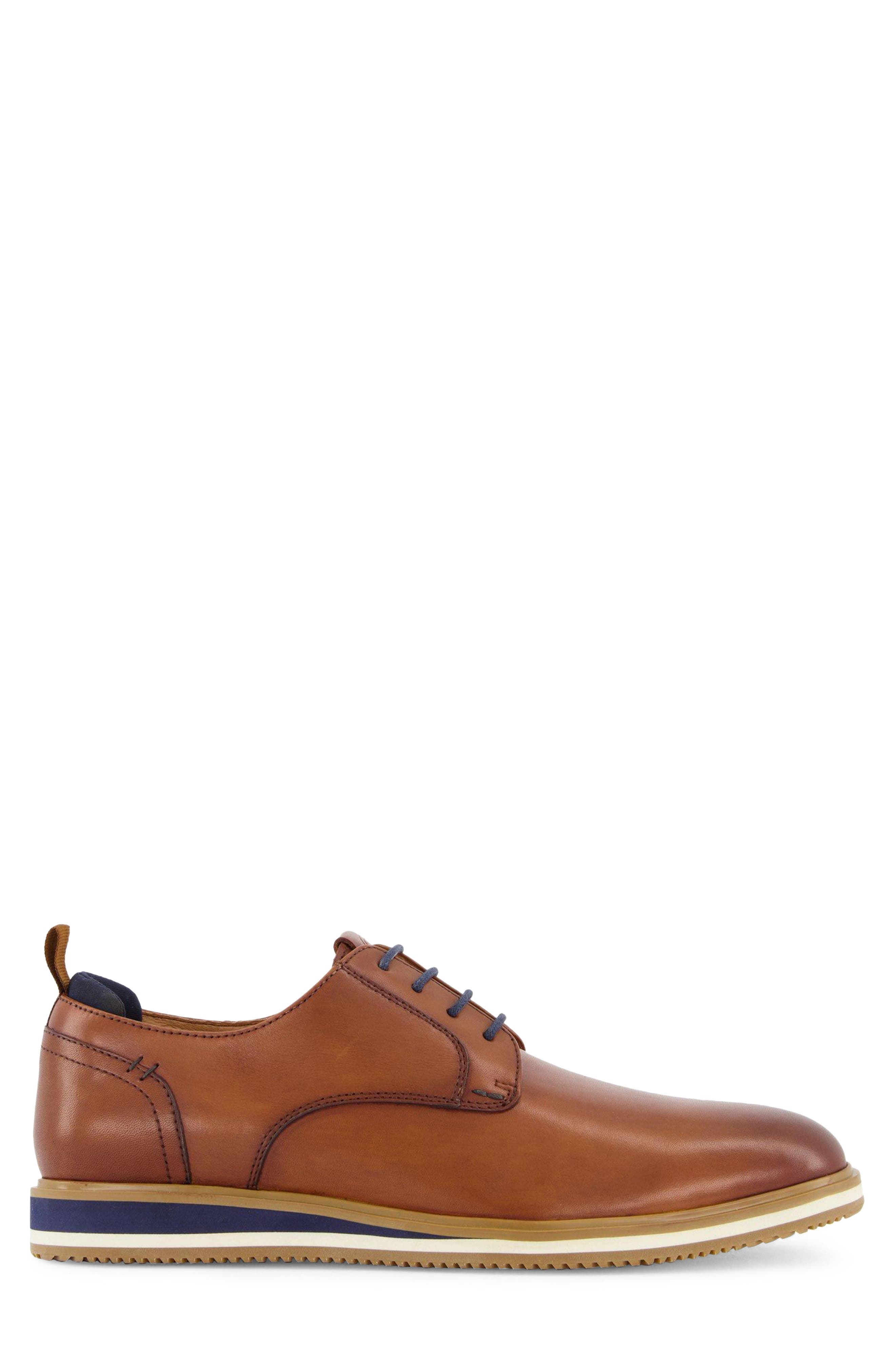 Dune London Bucatini Plain Toe Derby, Alternate, color, 