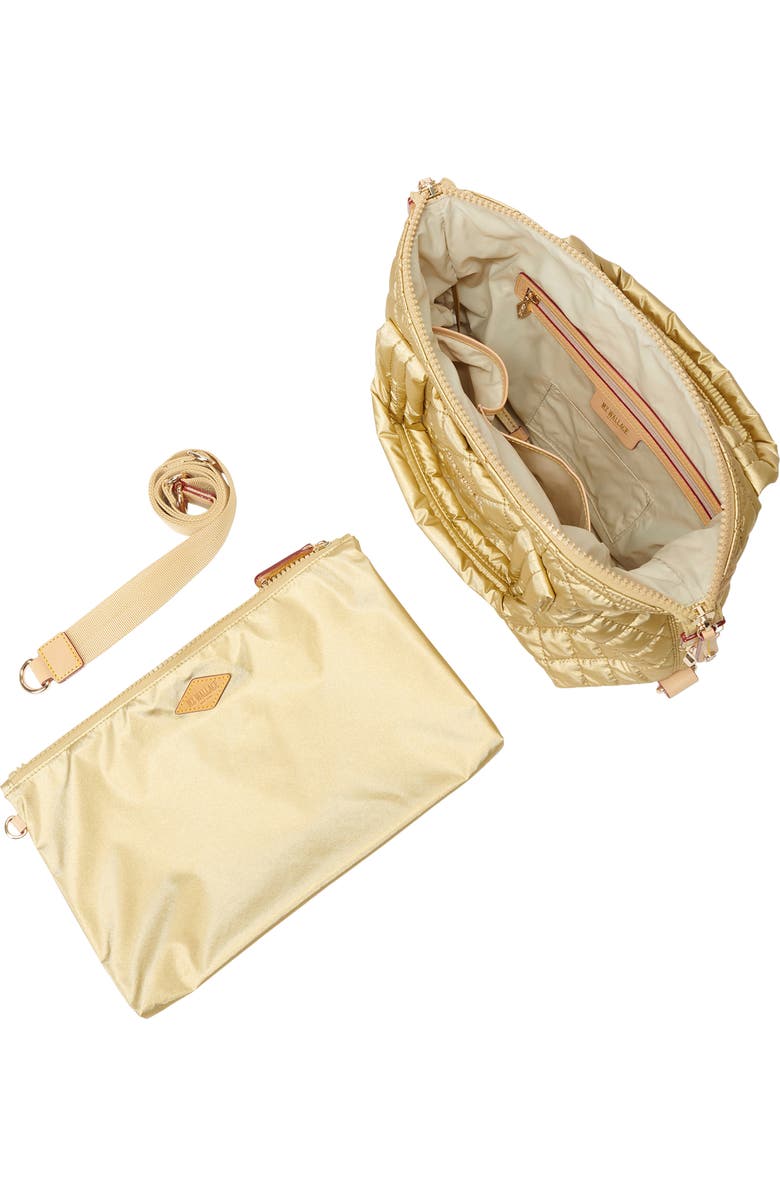 MZ Wallace Small Sutton Deluxe Quilted Nylon Crossbody Bag, Alternate, color,