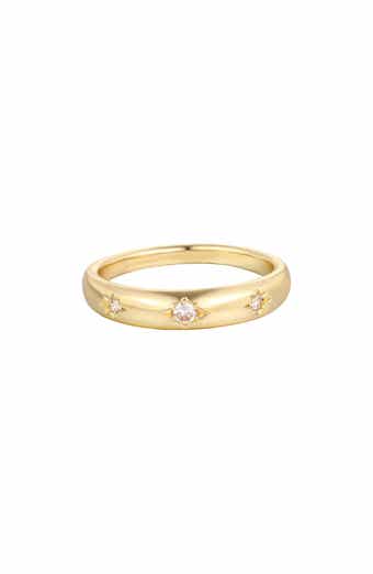 Star Cubic Zirconia Band Ring