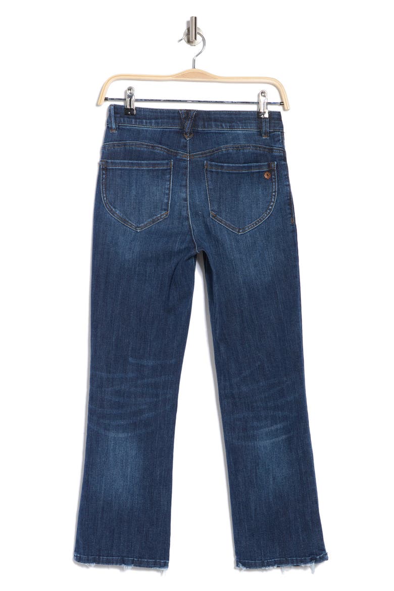 Crop Itty Bitty Flare Jeans, Alternate, color, INDIGO ART
