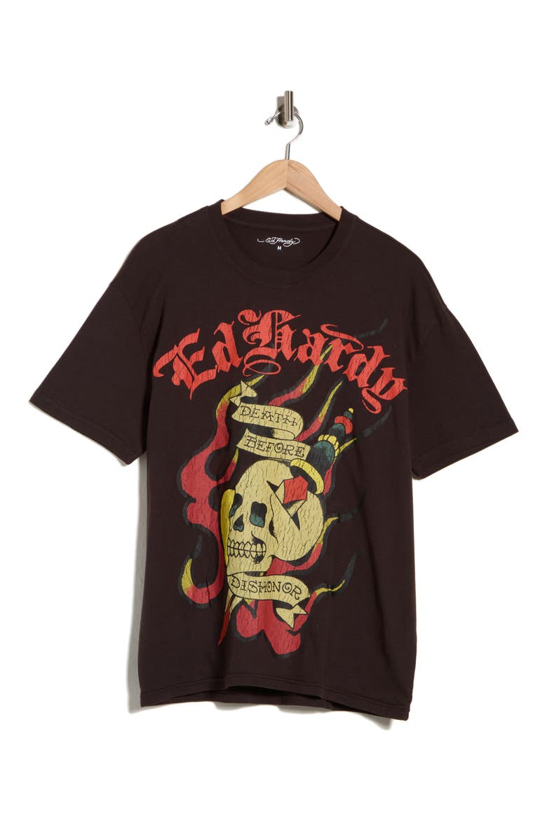 Dagger Skull Graphic T-Shirt, Alternate, color, VINTAGE BLACK