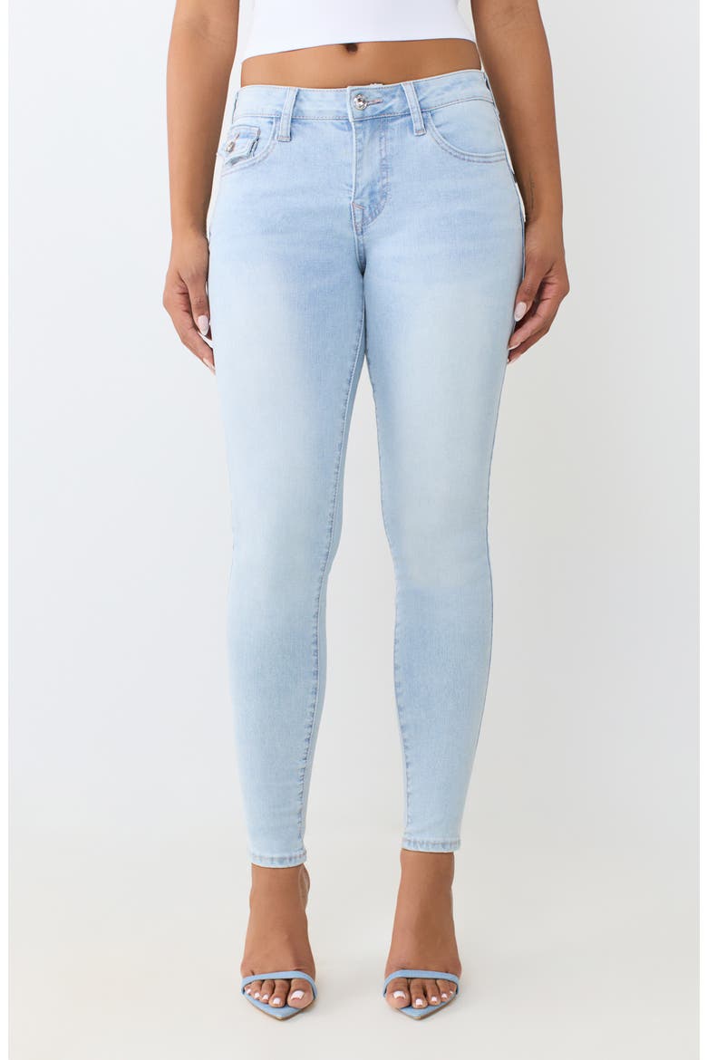 Jennie Mid Rise Flap Skinny Jeans, Main, color, LIGHT JOURNEY WASH