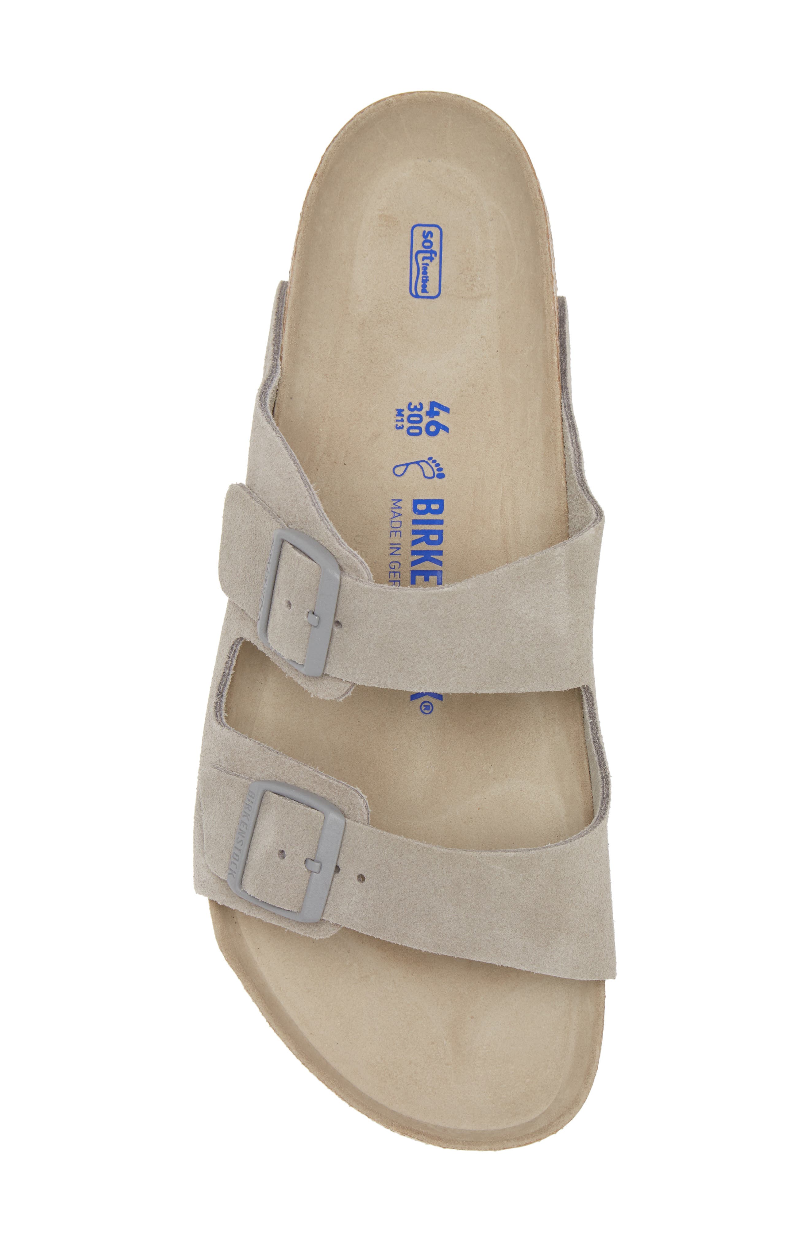 Arizona Soft Slide Sandal, Alternate, color, STONE COIN