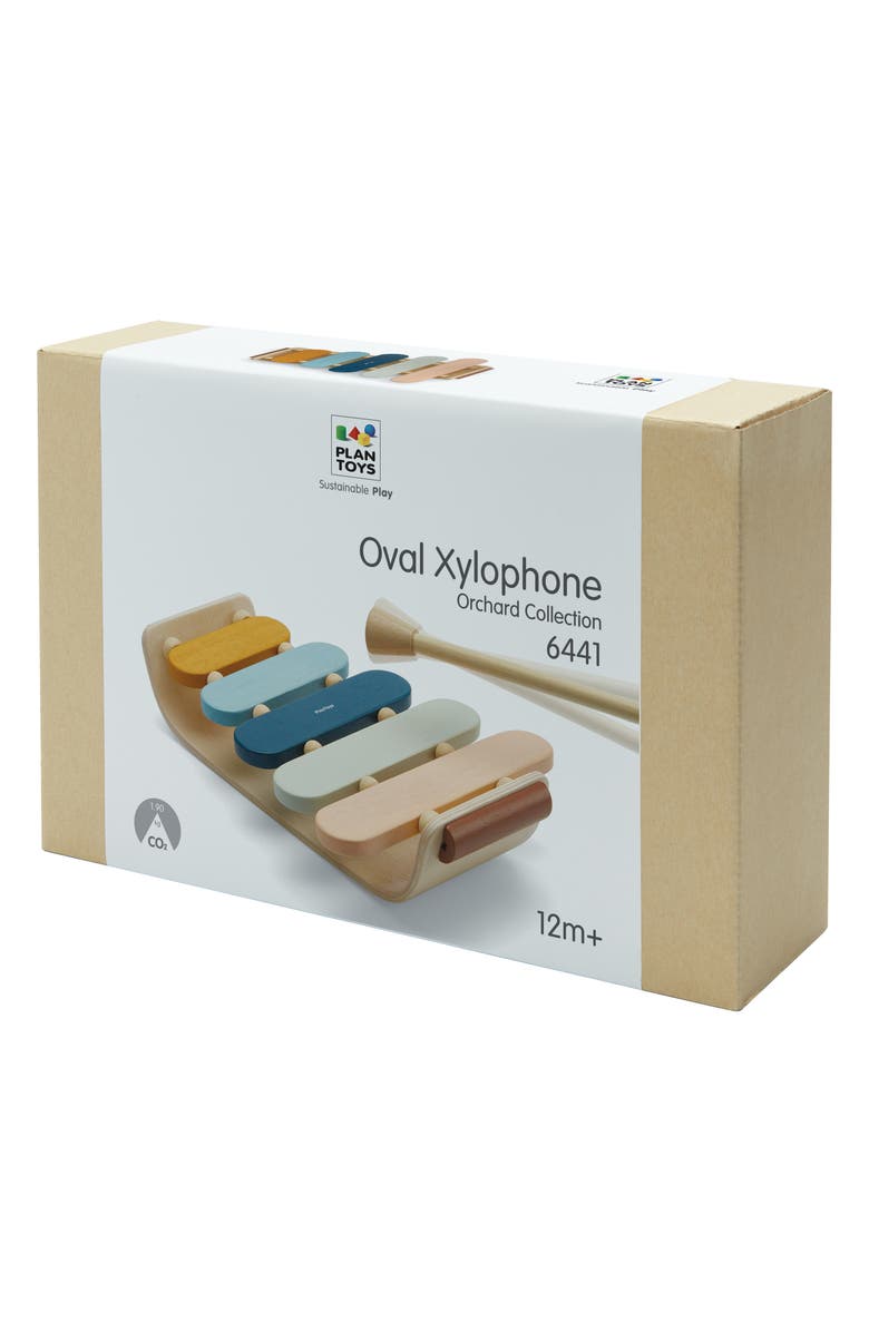 PlanToys<sup>®</sup> Orchard Oval Wood Xylophone, Alternate, color, 
