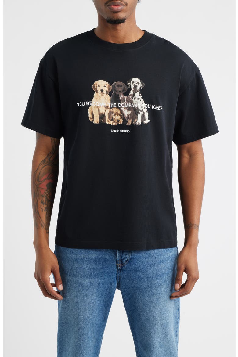 Good Company Drappl Graphic T-Shirt, Main, color, BLACK