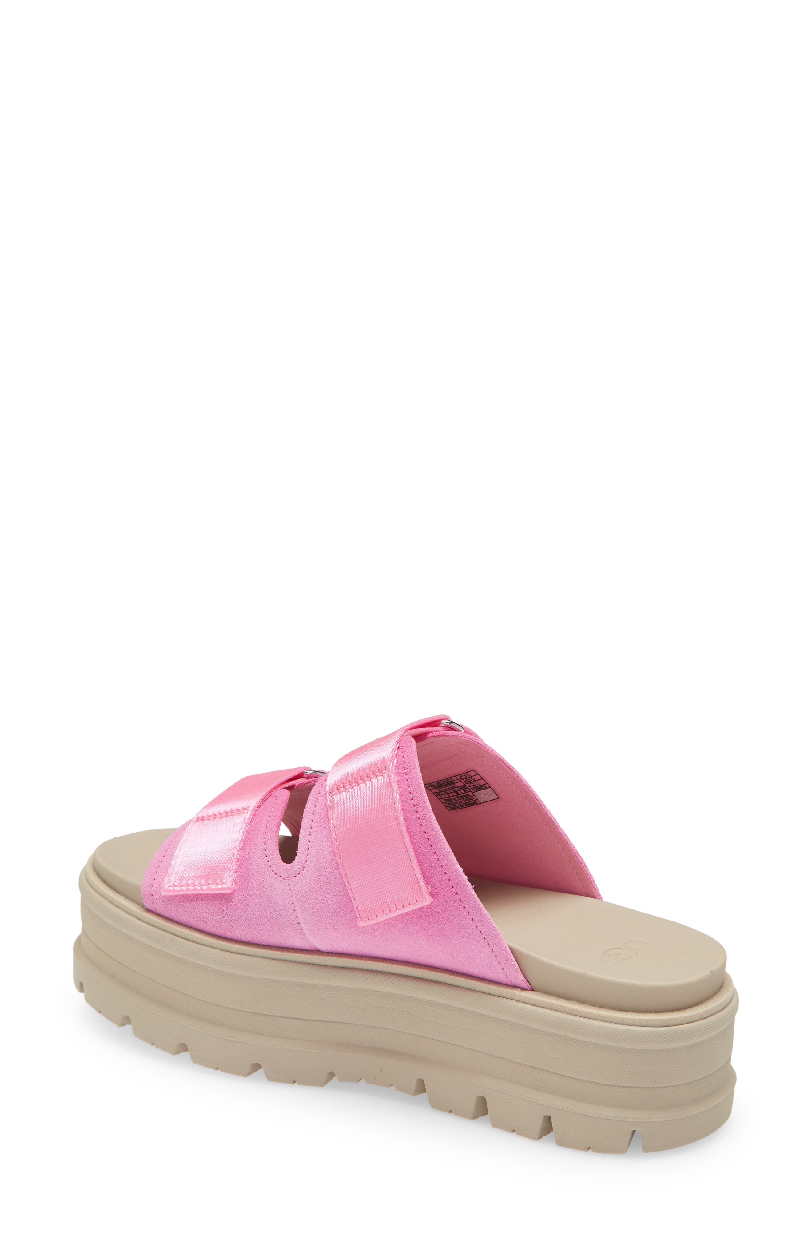 Clem Platform Slide Sandal, Alternate, color, PINK BLISS