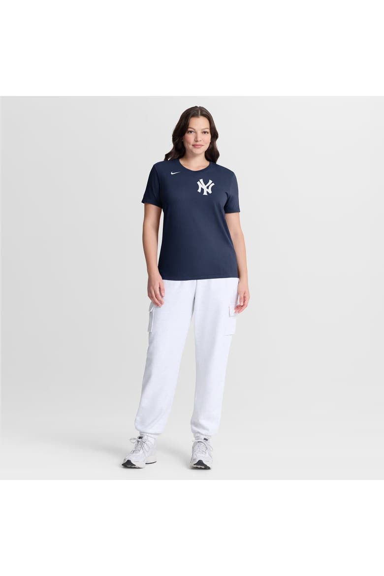 Women's Nike Navy New York Yankees Wordmark T-Shirt, Alternate, color, Navy